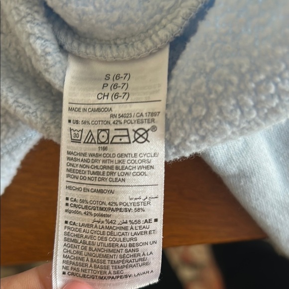 Blue Hoodie with Pink Smiley Design - Picture 6 of 6